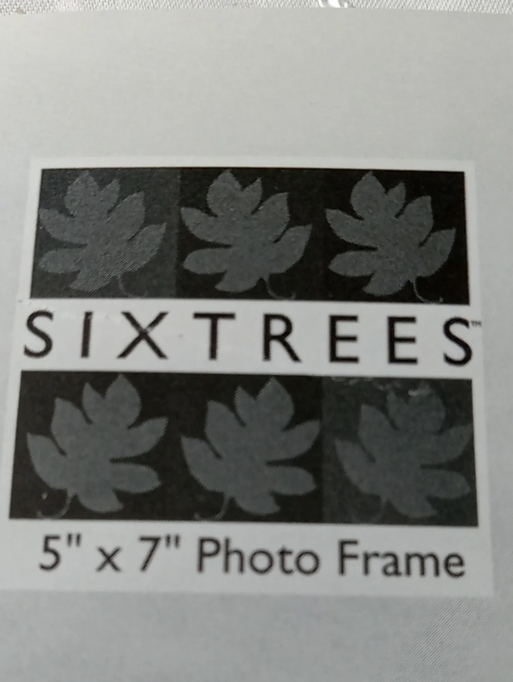 2 Pretty Six Trees Ornate Metal Picture Frames